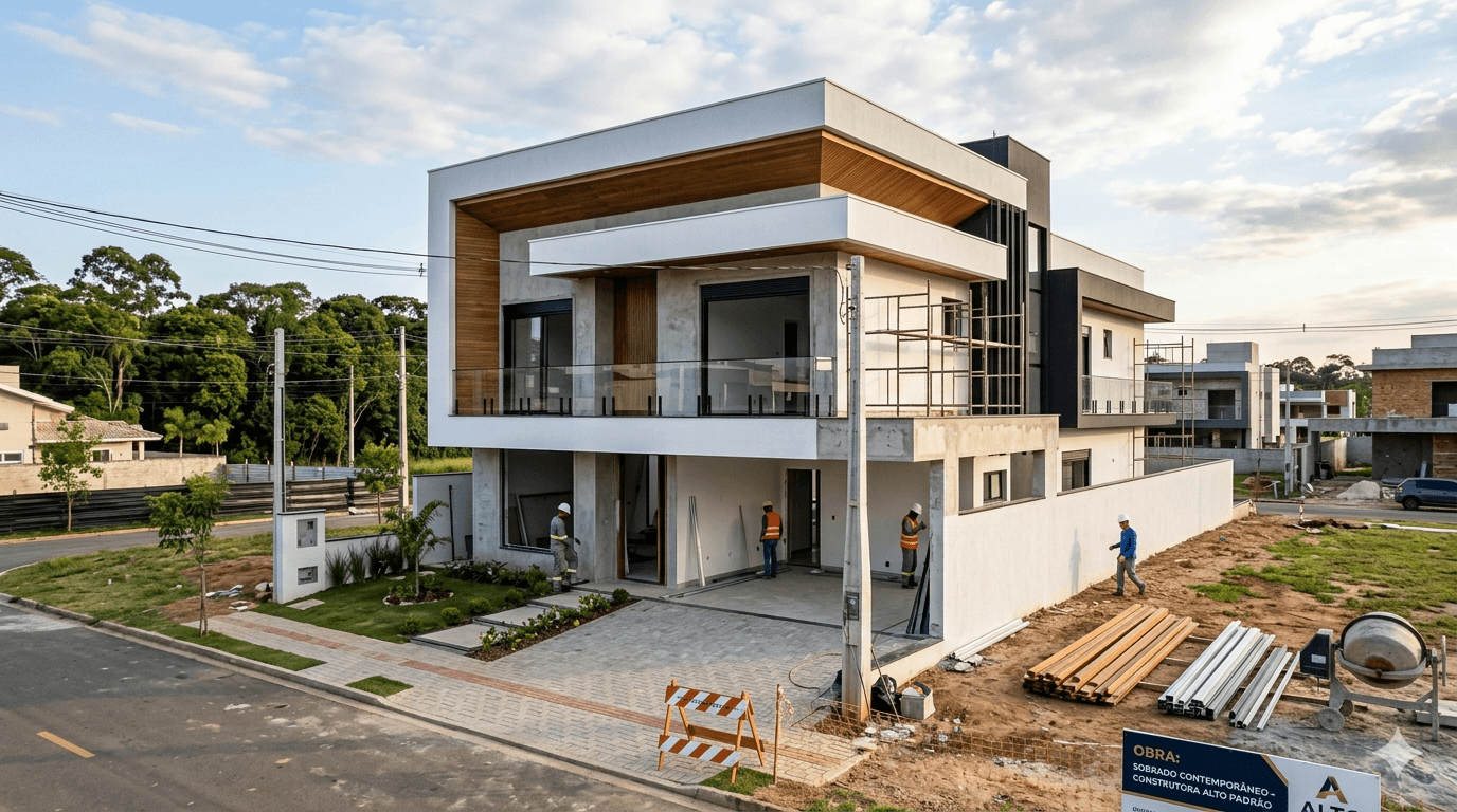 Construção de sobrados e residências em Camboriú e região pela MCK