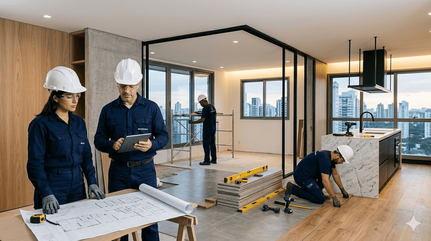 Pequenas reformas e reparos residenciais em Camboriú e região